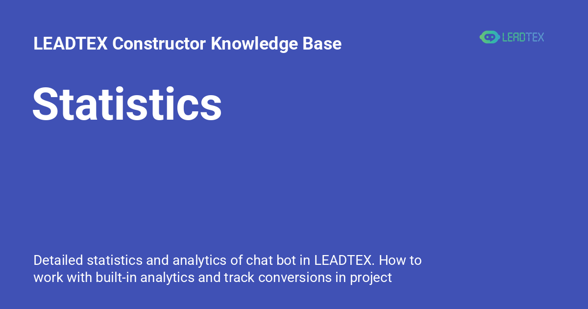 Statistics - LEADTEX Constructor Knowledge Base